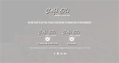 Desktop Screenshot of cafe-ole.co.uk